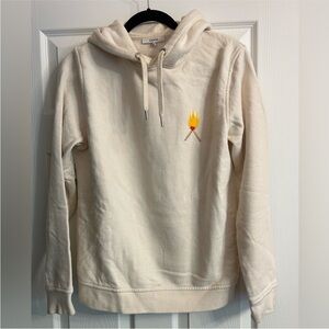 Ganni Cream Hoodie